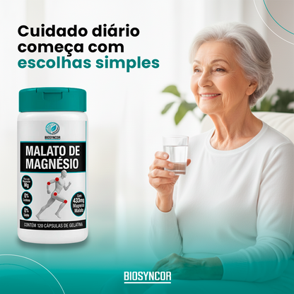 Malato De Magnesio 120 Capsulas