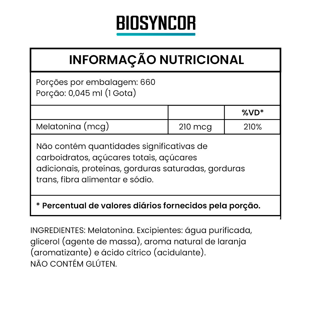 Melatonina – BioSyncor™