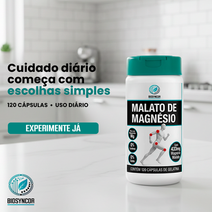 Malato De Magnesio 120 Capsulas