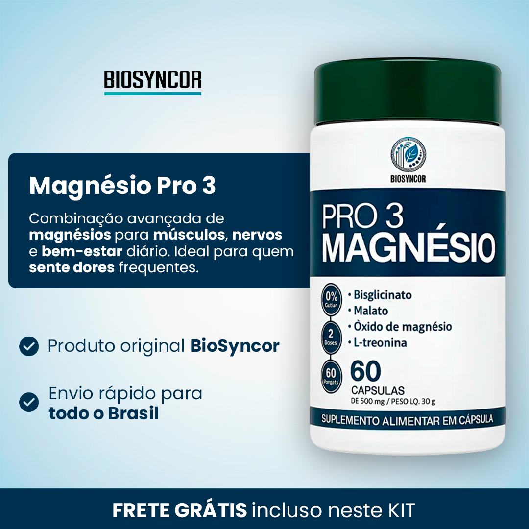 Kit Completo BioSyncor - Rotina Mensal