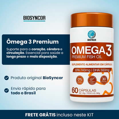Kit Completo BioSyncor - Rotina Mensal
