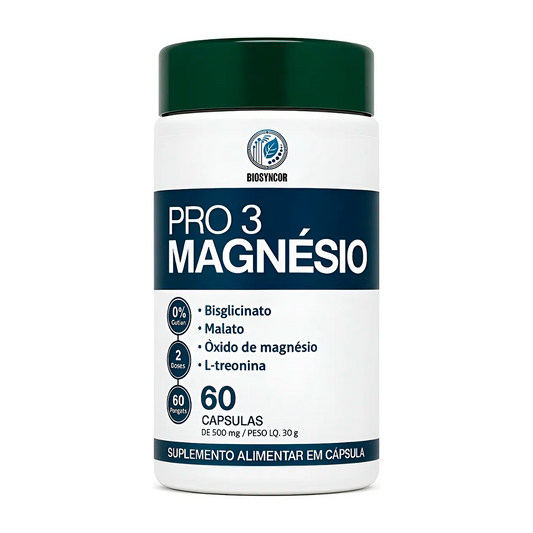 Magnésio PRO 3 BioSyncor 60 Cápsulas