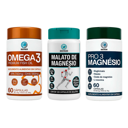 Kit Completo BioSyncor - Rotina Mensal