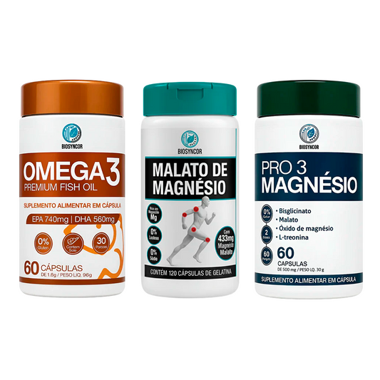 Kit Completo BioSyncor - Rotina Mensal